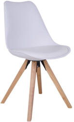House Nordic Bergen étkezőszék ecobőr fehér (1001020) - geminiduo