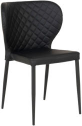 House Nordic Pisa étkezőszék ecobőr fekete (1001292) - geminiduo