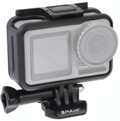 PULUZ PU338B PULUZ Standard Keret ABS Védőketrec DJI Osmo Action-höz, csattal, alap rögzítővel és csavarral (Fekete) (PU338B)