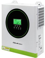 Qoltec Hibrid Napelemes Inverter Off-Grid 3500W | 100A | 24V| MPPT | Szinusz | Wi-Fi opció | Teljesítménytényező 1.0 (QC-53864)