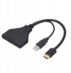 Hdmi splitter, 1db Hdmi apa -> 2db Hdmi anya elosztó, 4K Uhd, Donji (TB2606)