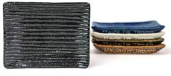 MIJ Platou de servit CONTOUR 10 x 7, 5 cm, negru, ceramică, MIJ (MIJC0622) Tava