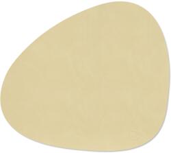 LIND DNA Covoraș de masă CURVE NUPO 37 x 44 cm, sorbet de lamaie, piele, LIND DNA (LIND992401)
