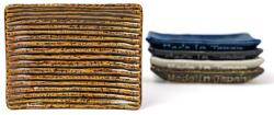 MIJ Platou de servit CONTOUR 10 x 7, 5 cm, chihlimbar, ceramică, MIJ (MIJC0625) Tava