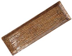 MIJ Platou de servit CONTOUR 33 x 10, 5 cm, chihlimbar, ceramică, MIJ (MIJC0395) Tava