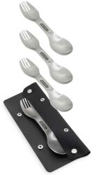 Black+Blum Set de tacâmuri de masă OUTDOOR, set de 4 buc, argintiu, oțel inoxidabil, Black+Blum (BBOLSP001) Tacam