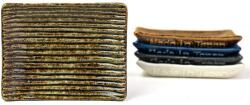 MIJ Platou de servit CONTOUR 10 x 7, 5 cm, verde, ceramică, MIJ (MIJC0623) Tava