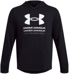 Under Armour Férfi Rival Terry grafikus kapucnis pulóver L fekete