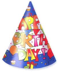 Procos Happy Birthday party kalap 6db (80865)