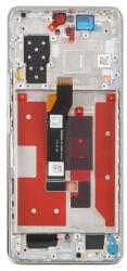 NBA001LCD10112002766229126 Honor 90 Pro OEM LCD kijelző, érintővel Ezüst kerettel, előlap (NBA001LCD10112002766229126)
