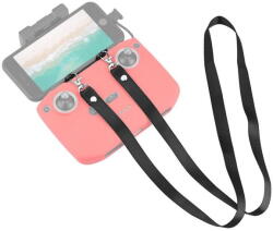 PULUZ PU837B PULUZ Nylon Kettős Kampós Elvesztésgátló, Leesésgátló Nyakpánt DJI Mini 3 / 3 Pro / Mavic 3 / Air 2 / 2S Távirányítóhoz (Fekete) (PU837B)