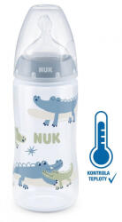 Nuk FC+ cumisüveg hőmérséklet-ellenőrzéssel 300 ml - kék