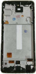 Samsung Galaxy A52 4G/5G LCD + érintőpanel kerettel, OLED, fekete, SM-A525, SM-A526,