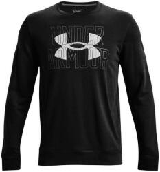 Under Armour Férfi Rival logós frottír anyagból készült Crew Neck pulóver S fekete