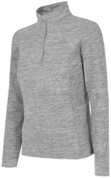4F Gyermekek/gyerekek H4Z22 BIDP010 Fleece negyedcipzáras melegítőfelső szürke