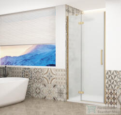 SAPHO GELCO TRINITY GOLD zuhanyajtó, 1000mm, matt üveg, balos (GT1210ML-G) (GT1210ML-G)