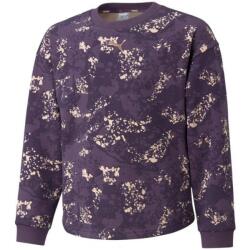 PUMA Gyermekek/gyerekek Alpha AllOver Print Crew Neck pulóver 14 éves lila