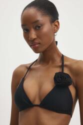 Answear Lab bikini felső fekete, enyhén merevített kosaras - fekete XS - answear - 12 990 Ft