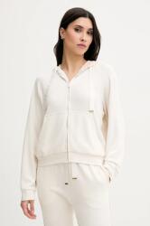 HUGO BOSS kapucnis pulcsi otthoni viseletre fehér, sima, kapucnis, 50535842 - bézs XL
