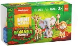 Marioinex Marioinex, Mini Waffle, Animals Savanna, set de constructie, 50 piese