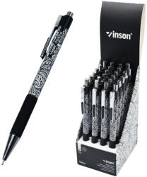 Vinson Golyóstoll nyomógombos 0, 7mm Vinson Tattoo 103 vegyes test displ 24 db/display (103) - cartridge