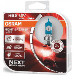 OSRAM Night Breaker Laser HB3 +150% 60W 12V autó izzó (4062172114394)