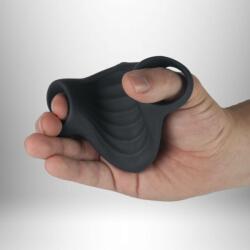  Ujjra húzható vibrációs maszturbátor férfiaknak Palm - Black
