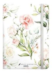 Dolce Blocco Határidőnapló DOLCE BLOCCO Secret Diary Queens Rose B/6 napi keménytáblás gumis 2025 (21340) - irodaszer
