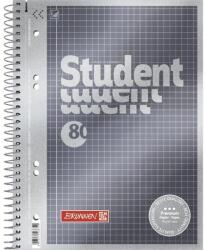 Brunnen Premium A5 80 lap kockás spirálfüzet (1067152) - tintasziget