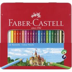 Faber-Castell Színes ceruza készlet 24db-os Faber-Castell kastélyos fém dobozban
