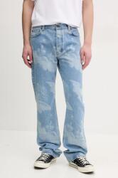 Fiorucci farmer Angel Print Straight Fit Jeans férfi, U02SPDJE075DN03DN02 - kék 33