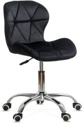 Chairs ON Scaun de birou din catifea OFF 334 Negru