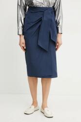 Weekend Max Mara szoknya sötétkék, midi, egyenes, 2515101042600 - sötétkék 42