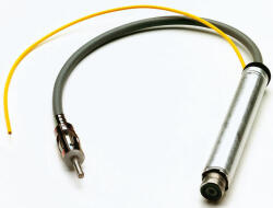Phonocar 08533 antenna fantomtáp adapter ISO-DIN csatlakozóval, 20 cm, Audi/Fiat/VW kompatibilis (08533)