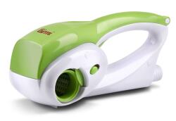 Girmi GT02 elektromos reszelő, zöld/fehér, 12 W, újratölthető, 2 rozsdamentes acél görgővel, ergonomikus fogantyúval (GT0203)