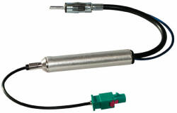 Phonocar 08541 antenna fantomtáp adapter FAKRA csatlakozóval, egyenes kivitel, 45 cm kábel, rádiócseréhez (08541)