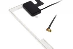 Macrom M-DAB01. S DAB/DAB+ rádióantenna 16-20 dB erősítéssel, SMB 90° csatlakozóval autóba