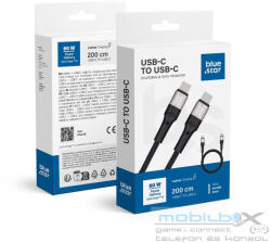 Blue Star braided cable 3A 60W Type C to Type C PD QC4.0 TFK-DC-004 2 m black