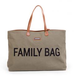 Childhome Utazótáska Családi táska Canvas Khaki