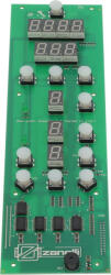 ZANOLLI 9 PROGRAMOS NYOMÓGOMB PANEL 305x85 mm