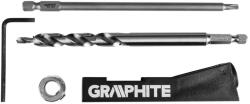 GRAPHITE Fúrósablon készlet, rejtett csavarozáshoz, 5db-os (55H251)