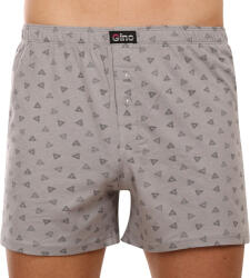 Gino Férfi bő szárú boxeralsók Gino szürke (75185) XL