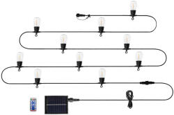 NEO TOOLS Kerti fényfűzér, napelemes, 6, 5m, 10db led, távirányító (99-116)