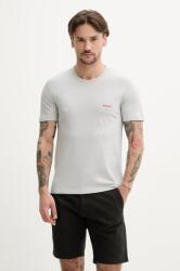 HUGO pamut póló 3 db férfi, nyomott mintás, 50532811 - fehér L