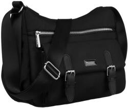  Peterson Női Válltáska PTN CTY-02-6104 BLACK- Fekete- (5903051246104)