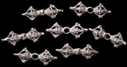  Charm Argint 925 Vajra (Dorje) 19.5 x 7.5 mm - 1 Buc