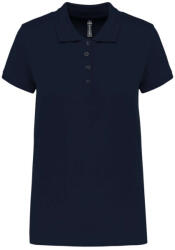 Kariban Női galléros piké póló, rövid ujjú, Kariban KA255, Navy-3XL (ka255nv-3xl)