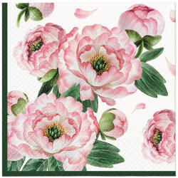 PAW szalvéta 33x33 3r. Rózsás 20db/cs