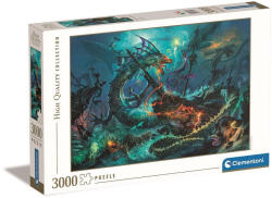 Clementoni Fantázia világ Underwater Battle 3000 db-os puzzle Clementoni (33023)