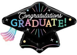 Prima Ballagási óriás lufi 34" 86cm Congratulations Graduate (LUFI982838)